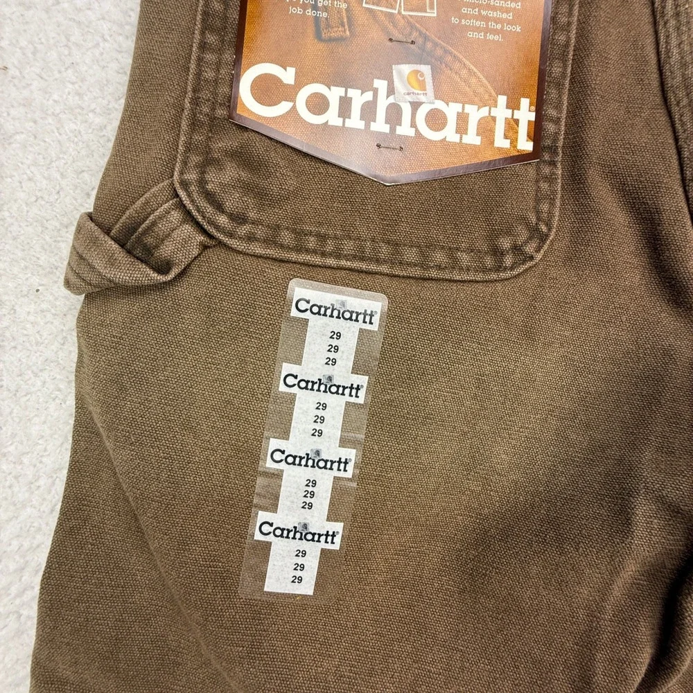 Carhartt Sandstone Duck Work Shorts Mens 29 B24 CHT Chestnut NWT NOS